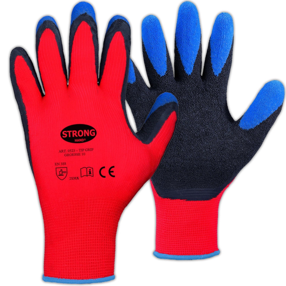 pics/Feldtmann 2016/Handschutz/google/optimiert/stronghand-0523-tip-grip-arbeitshandschuhe-schrumpflatex-beschichtet-schwarz-blau-polyester-rot-en388-titel.jpg